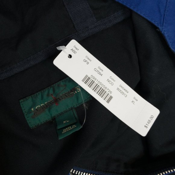 J.Crew Always Navy Cobalt Anorak 1/4-Zip Jacket XL - Picture 11 of 15